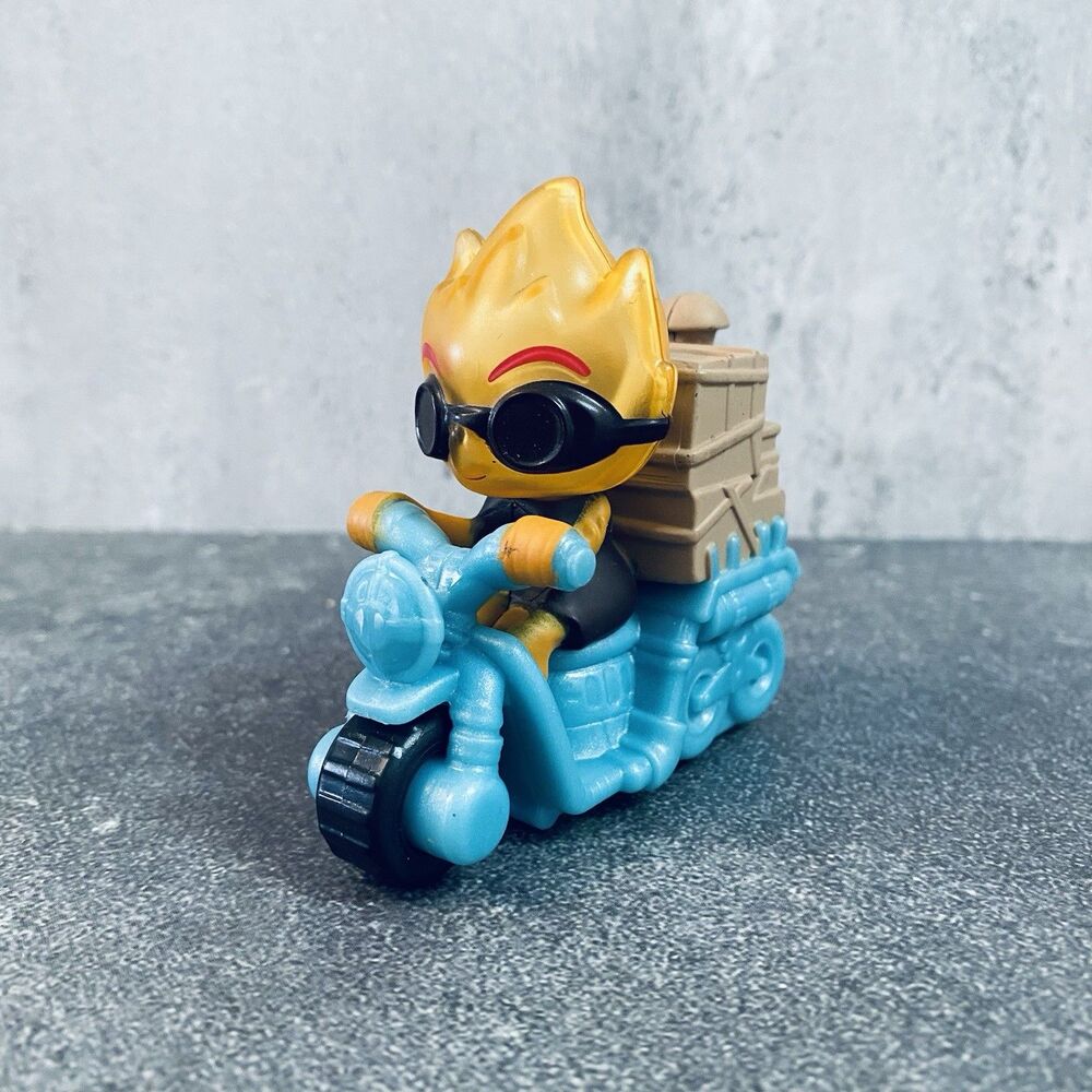 McDonald’s 2023 Disney Pixar Elemental Wade Figure Motorcycle Toy